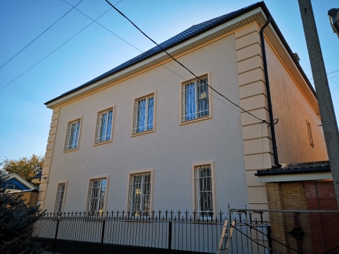 Покраска фасада дома в Ростове-на-Дону