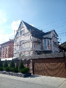 Приступили к нанесению декоративной штукатурки