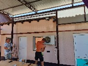 Отделка фасада декоративной штукатуркой