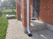 Мы приступили к очередному объекту. Здесь будет произведено утепление и декоративная отделка цоколя