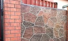 отделка забора плиткой отделка забора плиткой