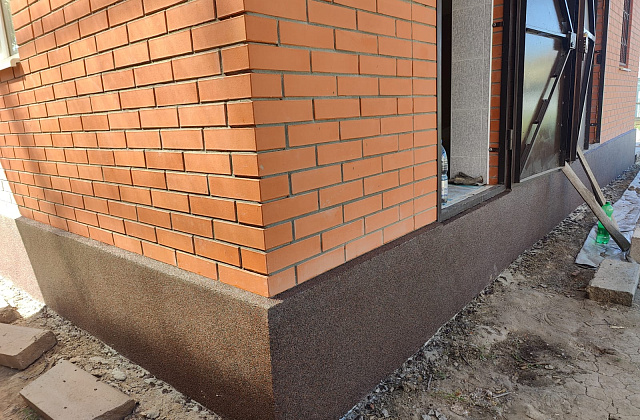 Отделка цоколя мраморной крошкой – Ростов-на-Дону